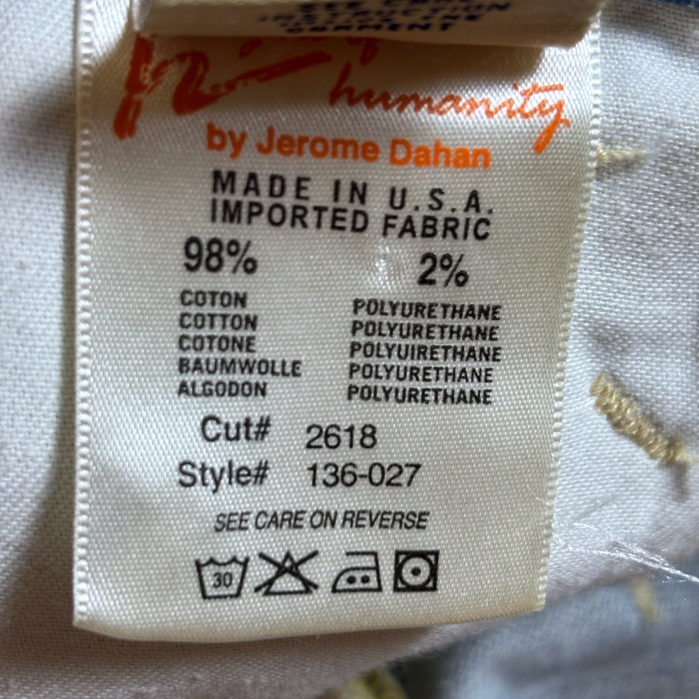 Citizens of Humanity Jerome Dahan Low Waist Stretch Boot Cut Denim Jean 26 - Picture 11 of 11